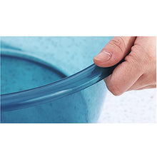 ZWMG Lavabo Addensato Lavabo Trasparente Il panoramica in plastica può Essere utilizzato per Lavare i Piedi e Le Verdure, Adatto per dormitorio (3 Pezzi) (Color : Blue)