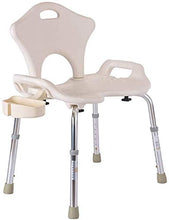 Sgabello da doccia Bagno sgabello bianco addensare in lega di alluminio Bath Chair Altitudine doccia regolabile Sgabello Bagno sgabello da bagno sedia incinta banco Donna Bagno con doccia staccabile B