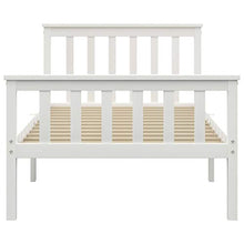 SKM Giroletto con 2 Cassetti Bianco in Massello di Pino 100x200 cm (27.9kg) Bianco-0424