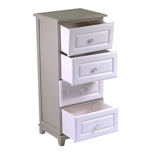 Vacchetti Olimpia Mobiletto, Legno, Bianco, Grande