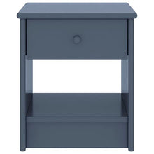 vidaXL Comodini 2 pz Grigio Chiaro 35x30x40 cm in Pino Massello
