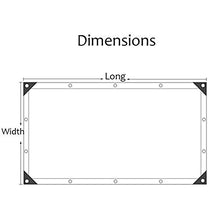 SHIJINHAO Telo Impermeabile Esterno,Plastic Foro Dell'occhio Impermeabile Antivento Incatramata Addensare Avvolto Bordo Pieghevole Chiaro Tarp con Metallo for Auto Vegetazione, 28 Formati