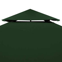 Ausla Copertura Superiore per Gazebo 3 x 4 m Ricambio Copertura Gazebo,Telo Impermeabile Ricambio per Gazebo 310g/m² (Non Include Il Telaio del Gazebo) - Verde