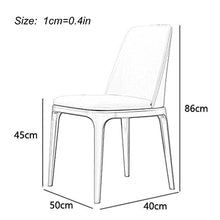 zvcv Sedie da scrivania Sedie da Ufficio Sedia da Pranzo con Schienale Alto Sedia da Cucina Sedia da Accento Sedie, Struttura in Metallo + Sedile in Pelle, Altezza 86 cm, Grigio, Gambe Dorate