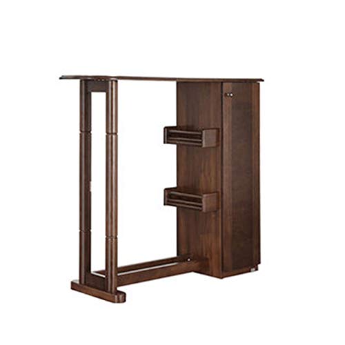 BTTNW Tavoli da Pub Tavolo da Bar in Stile Cinese Semplice Moderno Salotto Soggiorno Diviso Adatto A Ristoranti E Bar (Colore : Marrone, Size : 122x40x109.5cm)
