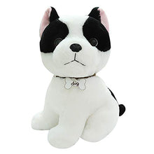 YiXing 1pc 22/30/40cm simulazione Akita Bichon Boxer Bulldog barboncino carino cane razza peluche per bambini regalo farcito bambola morbida (colore : 1, altezza: 25 30cm)