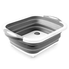 FYstar Lavabo di Scarico per stoviglie Pieghevole Antiscivolo per Uso Domestico Lavabo Portatile Moda Professionale