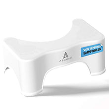 Abrush Sgabello per WC (bianco) per il bagno, per un intestino sano e una sedia solubile – aiuta a prevenire intasamenti, emorroidi e gonfiori, per adulti e bambini – sgabello per WC