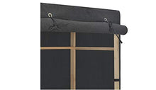 Zerone Armadio a 4 livelli, in tessuto, per camera da letto, con asta appendiabiti, 79 x 40 x 170 cm