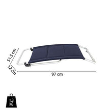Campart Poggiapiedi di Alta qualità CH-0593, Blu Marino, 99 x 54,5 x 39,5 cm