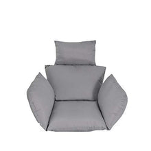 ZJZJ Comfort Antiscivolo Cojin,Swing Seat Cushion Durevole,Interno Ed Esterno Terrazza Cortile Prato Grigio 68cm