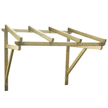 vidaXL Pergola per porta in legno massello di pino 200 x 150 x 160 cm