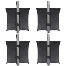 Pesi per gazebo industriali Pesi per gambe per ombrelloni, tende da terrazza, ombrelloni grandi, pesi neri per gambe per gazebo, pesi per gazebo, set di 4