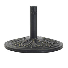 Outsunny Base per Ombrellone per Palo da 35mm/38mm/48mm Peso 13KG da Giardino HDPE Φ48x34cm