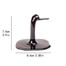 WOYAOFEI Portabottiglie da vino versato, personalizzazione rossa e dorata e supporto creativo per vino, portabottiglie, vino, vino versato, 7,4 x 8,6 cm (rosso)