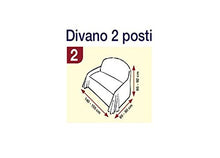 BiancheriaWeb Copridivano Fodera Telo Protezione Divano con Laccetti Fiocco Varie Fantasie 2 Posti RIV Bordeaux