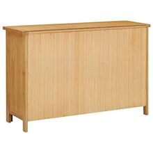 vidaXL Legno Massello di Rovere Cassettiera Credenza Madia Armadietto Armadio con Cassetti Mobiletto Comò Mobile Arredamento 105x33,5x73 cm