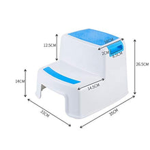 XiuHUa In Due Fasi for Bambini Sgabello igienici Potty Training Toddler Sgabello Sicurezza Antiscivolo Passo Sgabello Bagno Scarpe Sgabello Sgabello (Color : A)