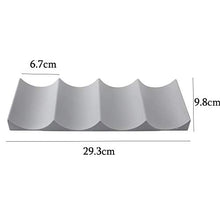 SoundZero 2pcs portabottiglie in plastica Stile Europeo, Portabottiglie da Tavolo per Frigorifero, 4 Ripiani portavino impilabili per 10 Bottiglie, Ideale per Cucina, Frigorifero (Bianca+Grigio Scuro