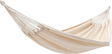 ECOMUNDY Familia XXL 400 bianco - Amaca da giardino famiglia, cotone ORGANICO naturale, GOTS200x260x400cm, max 300 kg,