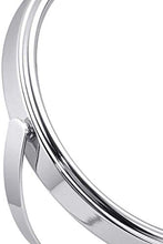 ZCM Specchio Cosmetico, Ingrandimento Desktop 3X Specchio di Bellezza Specchio Cosmetico Bilaterale Specchio da Bagno Girevole A 360 ° Portatile(Color:Argento,Size:5inch)