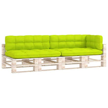 vidaXL Cuscini per Divano Pallet 5 pz Verde Brillante