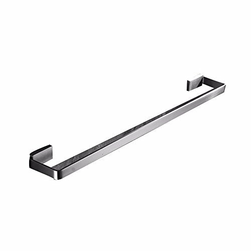 MBYW Portasciugamani Moderno Portasciugamani Elegante per Il Bagno in Acciaio Inox 304 portasciugamani Singola Asta Asciugamano Bar Lungo Asciugamano Appeso Bagno Porta Asciugamani Solido 50 cm