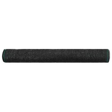 Tidyard Recinzione per Campo da Tennis in HDPE 75 g/m² 1,6 x 25 m | Nero