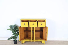 Yajutang Cassettiera cinese 25 cm profondità orientale/asiatica giallo