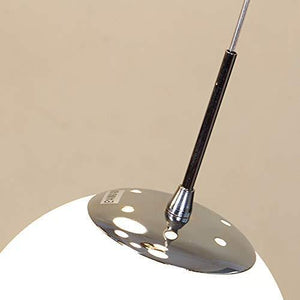 12 sfere di vetro lampadario a sospensione moderno lampadario a sospensione per lampadario villa scala duplex lungo lampadario a LED, 50x250cm di grandi dimensioni (Size : A) - Arredi Casa