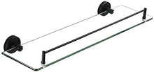 GDFEH Scaffale per stoccaggio Scaffale per Il Bagno, Montaggio a Parete 304 Acciaio Inox Acciaio Inox Staffa cosmetico mensola in Vetro temperato scaffale da Bagno 19.6x5,5 Pollici