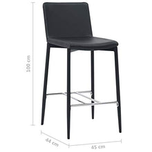 Tidyard Set 3 pz da Bar, Set Tavolino Bar, Set di Mobili per Cucina, Set Bar per la Casa, Set di Mobili da Balcone,Set Tavolo e 2 Sedie da Bar Alti, in Similpelle