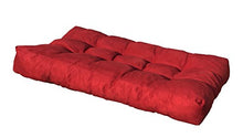Cuscino per Bancale 120x80x15 cm - Cuscino per Seduta Divano Pallet di legno - COLORE BORDO'