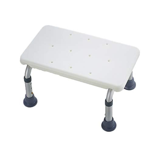 LYP Sedia Comoda per Anziani Bagno Regolabile Sgabello per Doccia Bambino Bagno Step Stool Telescopico Foot Chair