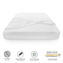 Melunda Coprimaterasso Impermeabile - 100 x 200 cm - Coprimaterasso in Cotone - Elasticizzato - Ipoallergenico, Antiacaro e Dermatologicamente Testato