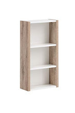 Schildmeyer Trient Scaffale 147491, Legno ingegnerizzato, Rovere Selvaggia/Bianco Lucido, 38 x 17 x 70,7 cm
