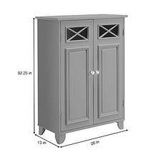 Teamson Home Dawson Arredo Bagno Armadietto Con Porte Grigio EHF-6841G