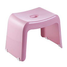 Sgabello da bagno Impermeabile antiscivolo Sgabello doccia per uso domestico Sgabello di plastica addensato Sgabello cambio sgabello 33.5x20.5x19cm, 37.5x24.5x26.5 cm ( Color : Pink , Size : Large )