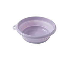 2020 multifunzionale pieghevole Camping Lavabo piede Lavabo Lavabo in silicone pieghevole benna accessori for il bagno (Color : Pink)