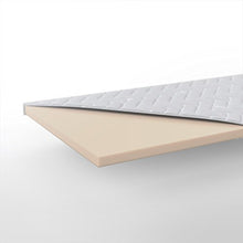 Hilding Sweden Topper Nature Coprimaterasso, Schiuma, Bianco, 140 x 200 cm