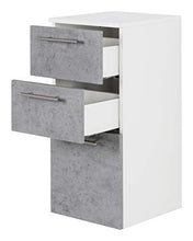 Set di mobili da bagno SANTINI 75 (5 pezzi) grigio cemento