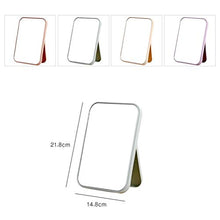 WXL Specchi da Tavolo 3 Colori Specchio per Il Trucco Semplice per Le Donne Specchio cosmetico Desktop Pieghevole Compatto per la Camera da Letto da Camera da Letto Specchio Trucco con LED