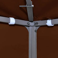 vidaXL Copertura Superiore per Gazebo Resistente Tetto per Tendone Protezione Tenda da Giardino a Strappo Poliestere e PVC 310g/m² 3x4 m Bordeaux