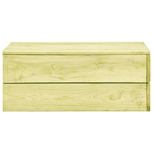 Tidyard Tavolo da Giardino Basso Quadrato in Legno di Pino Impregnato,Tavolo da Esterno Basso Quadrato in Legno,Tavolo in Legno,Tavolo Basso,Tavolo da Balcone 75x75x31 cm