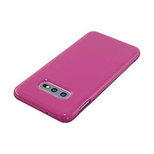 CrazyLemon Custodia per Samsung Galaxy S10e, simpatica custodia protettiva antiurto silicone tinta unita trasparente Cover gelatina morbida in silicone sottile - Rosa Rossa