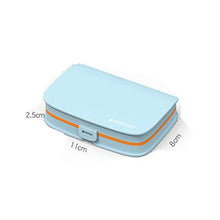 NA Jiexue Automoness Pill Organizer Portapillole Portatile Portapillole da Viaggio a Prova d'umidità per Borsa o Tasca