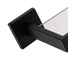 LCSD Moderno Bagno in Acciaio Inox Rettangolare Nero Accessori per Bagno/portabottiglie Nuovo Design/Rack Bagno Moderno Multifunzionale
