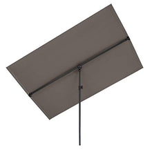 blumfeldt Flex-Shade - Parasole, Materiale: Poliestere, Fattore di Protezione UV: 50, Gamba di Appoggio in Alluminio, Idrorepellente, Superficie: 150x210 cm, Grigio Scuro