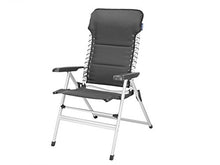 Set di 2 robuste sedie da campeggio XXL, imbottite, pieghevoli e leggere, poltrona relax con comfort