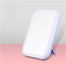 LBWARMB Trucco Specchio con luci Specchio per Il Trucco Specchio a Specchio a LED con Specchio Luminoso Specchio Specchio per Il Trucco Desktop Specchio cosmetico Dormitorio